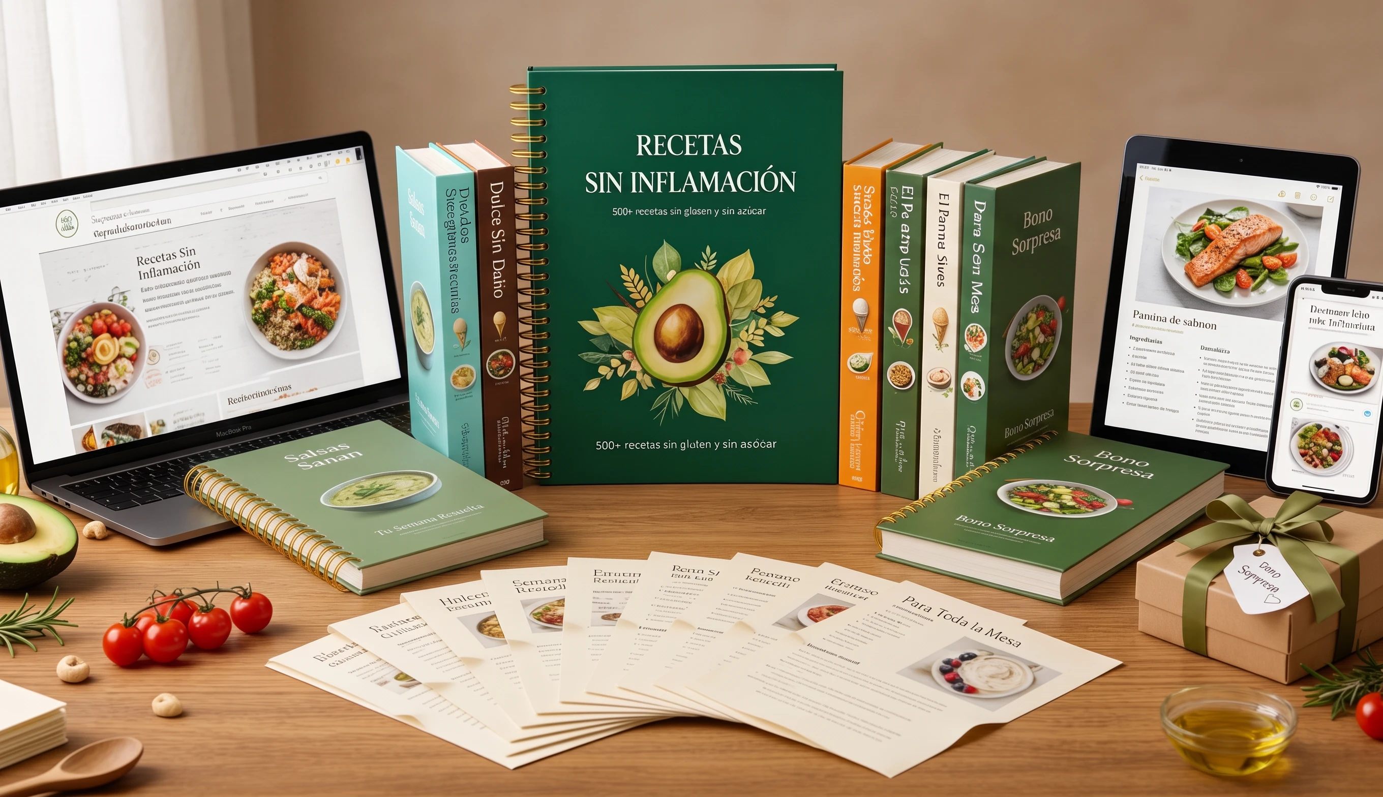 Recetas Sin Inflamación — todos los entregables